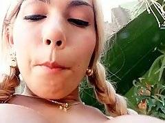 Awesome Latin She-Male Is Fondling Herself 2